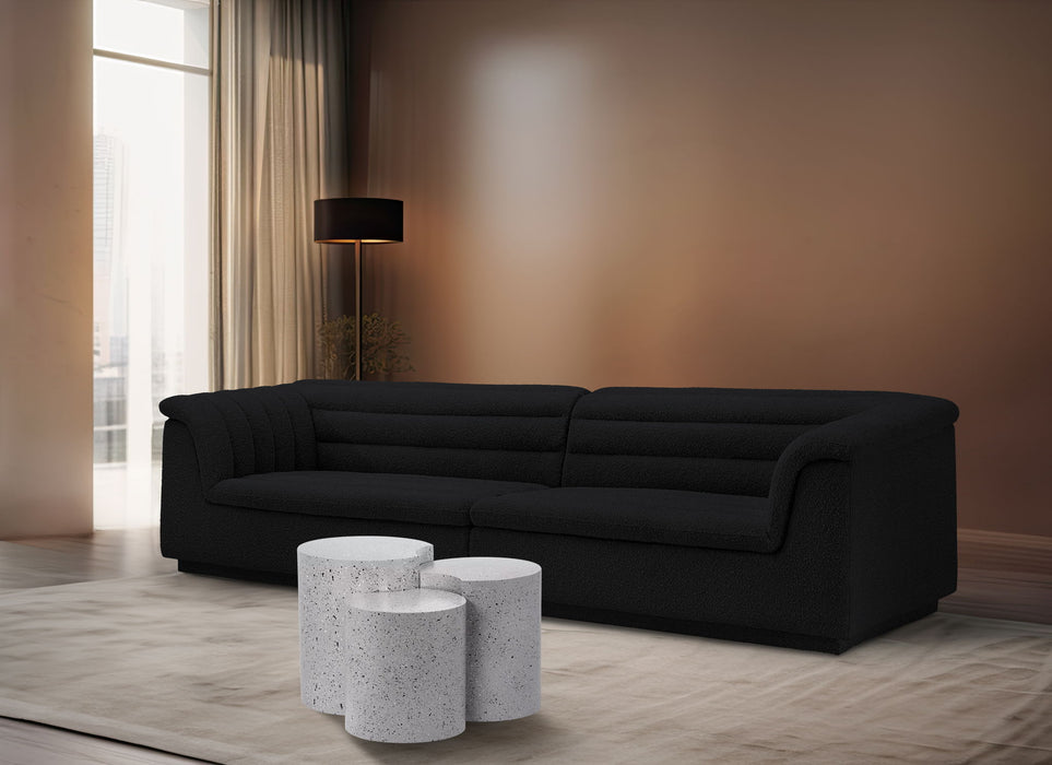 Dimple - 20" 3 Piece Modular End Table - Terazzo Finish