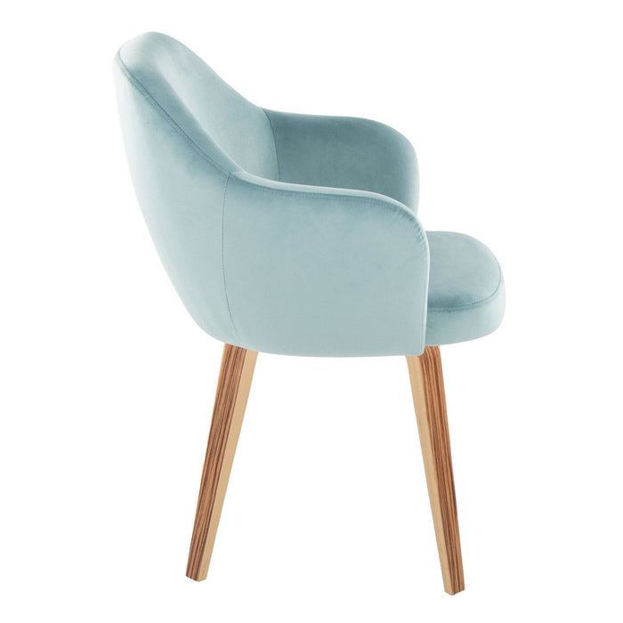 Buena - Dining Chair (Set of 2) - Zebra Wood Legs