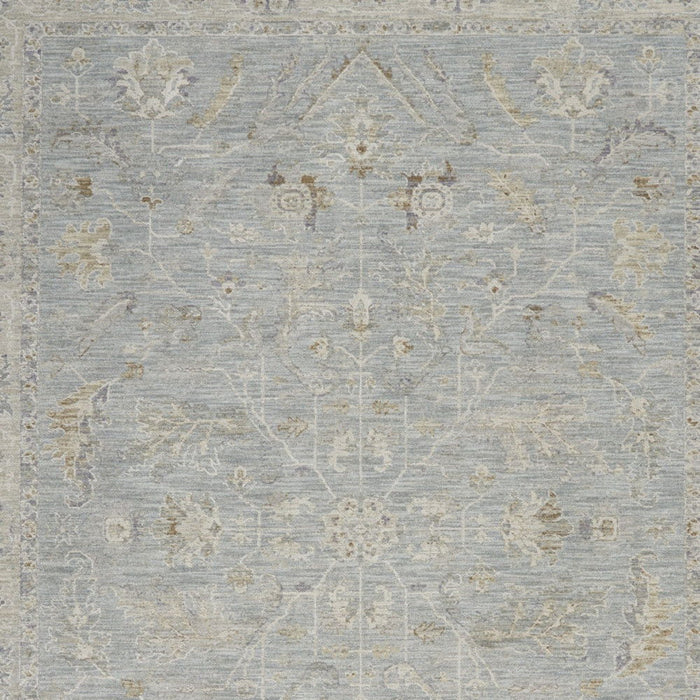 8' X 10' Floral Area Rug (551074) - Teal / Ivory
