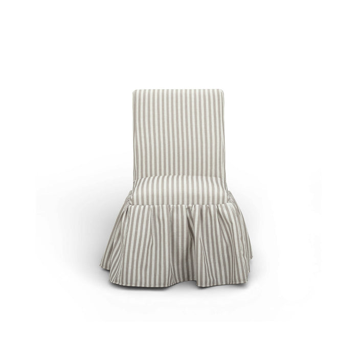 Gertrude - Striped Linen Dining Chair