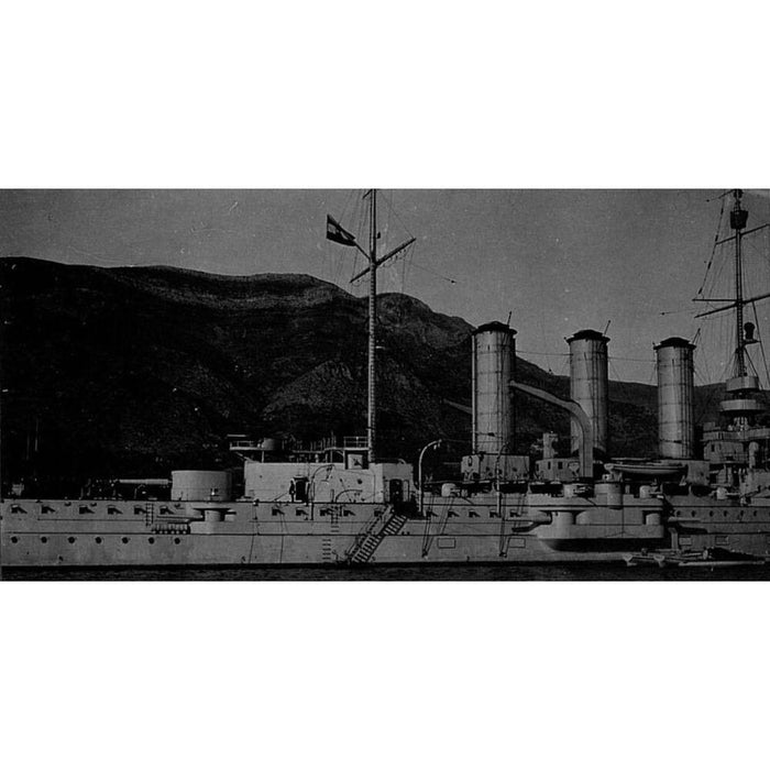 Hand Painted Model Boat (624335) - Gray