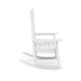 Giga traditional porch rocker chair made of HDPE poly lumber, designed for porch, patio, and garden comfort.