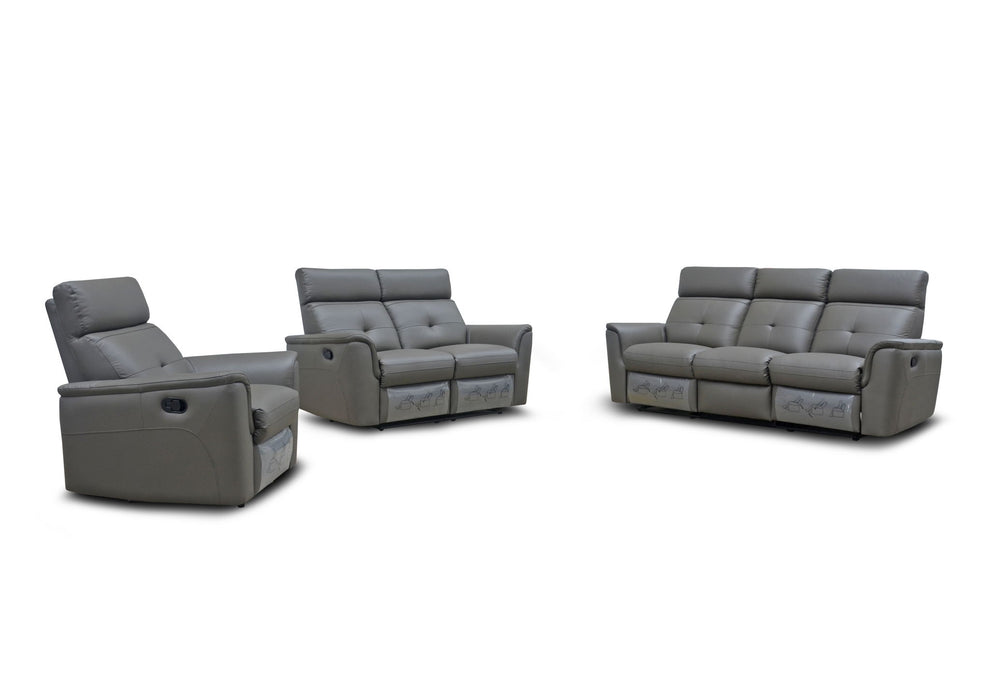 ESF 8501 reclining chair with manual recliner feature, upholstered in plush fabric, showcasing a comfortable design and sturdy frame.