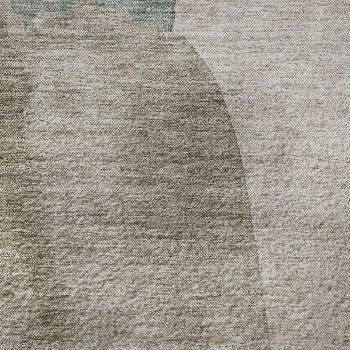 10' X 14' Abstract Washable Area Rug With UV Protection (710184) - Copper / Lavender / Beige