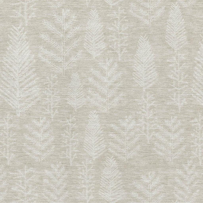 10' X 14' Floral Washable Area Rug With UV Protection (701750) - Beige / Ivory