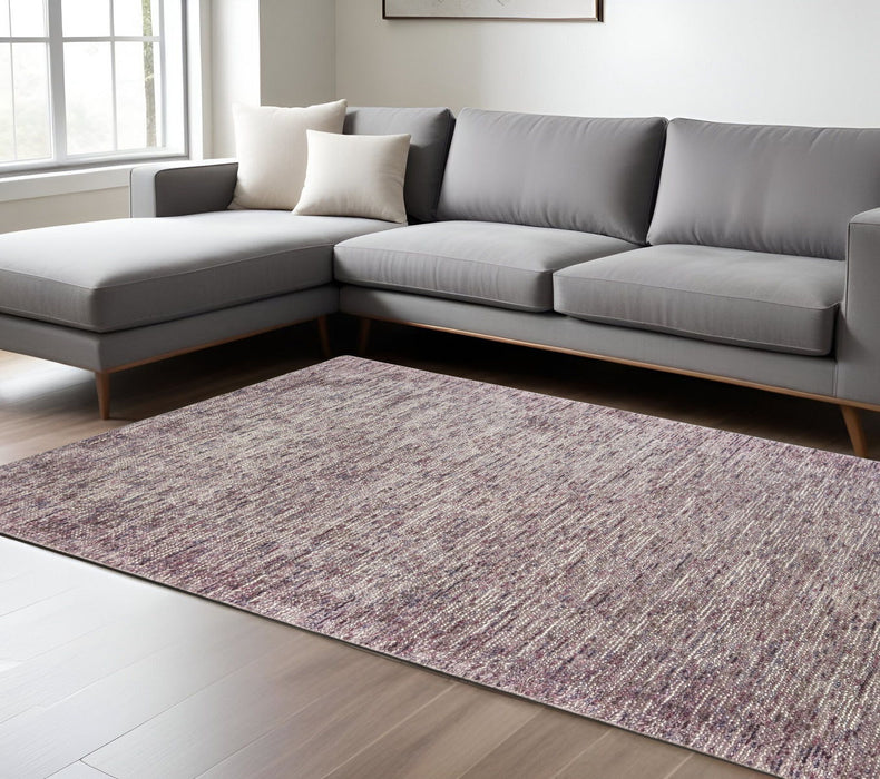 8' X 10' Hand Tufted Area Rug - Purple