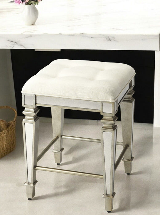 Mirror Counter Stool - Antique