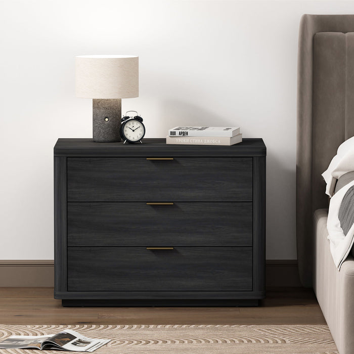 Manhattan Evelyn - 3-Drawer Wooden Nightstand