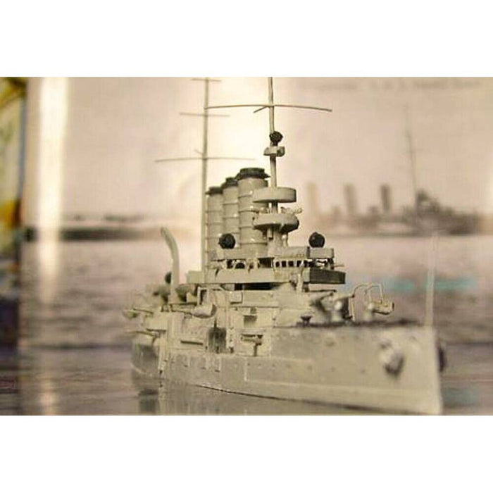 Hand Painted Model Boat (624280) - Gray