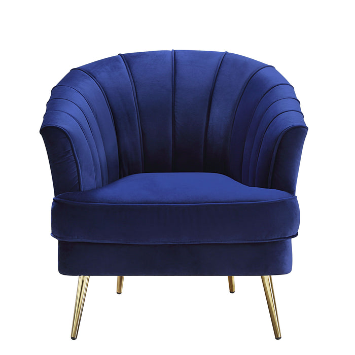 Eivor - Chair - Blue Velvet