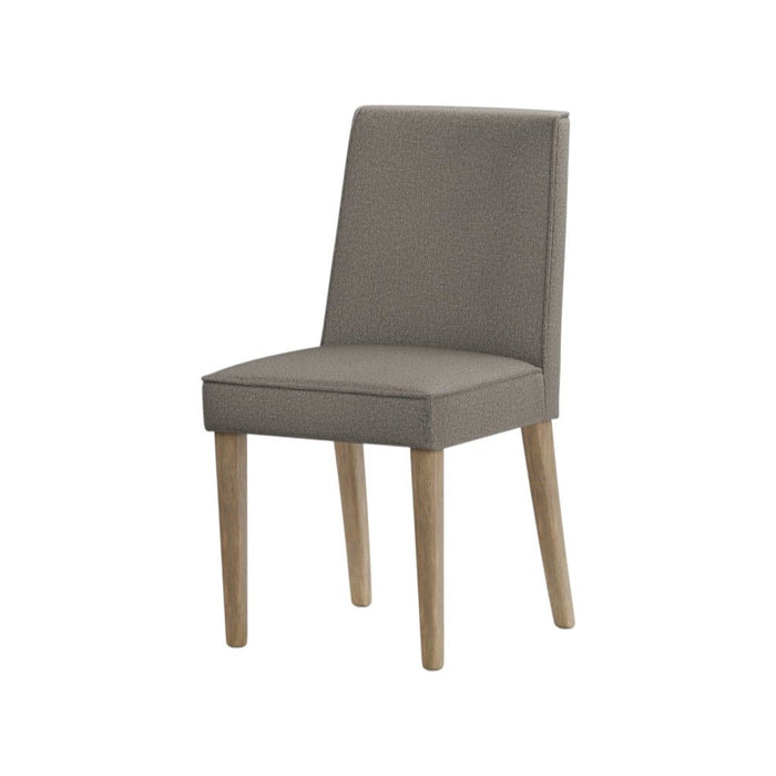 Wood Dining Parsons Chairs (Set of 2) - Taupe / Brown