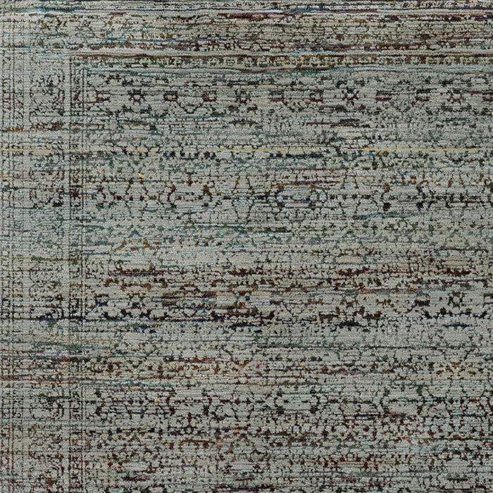 5.3' x 7.6' Oriental Power Loom Area Rug - Blue Green