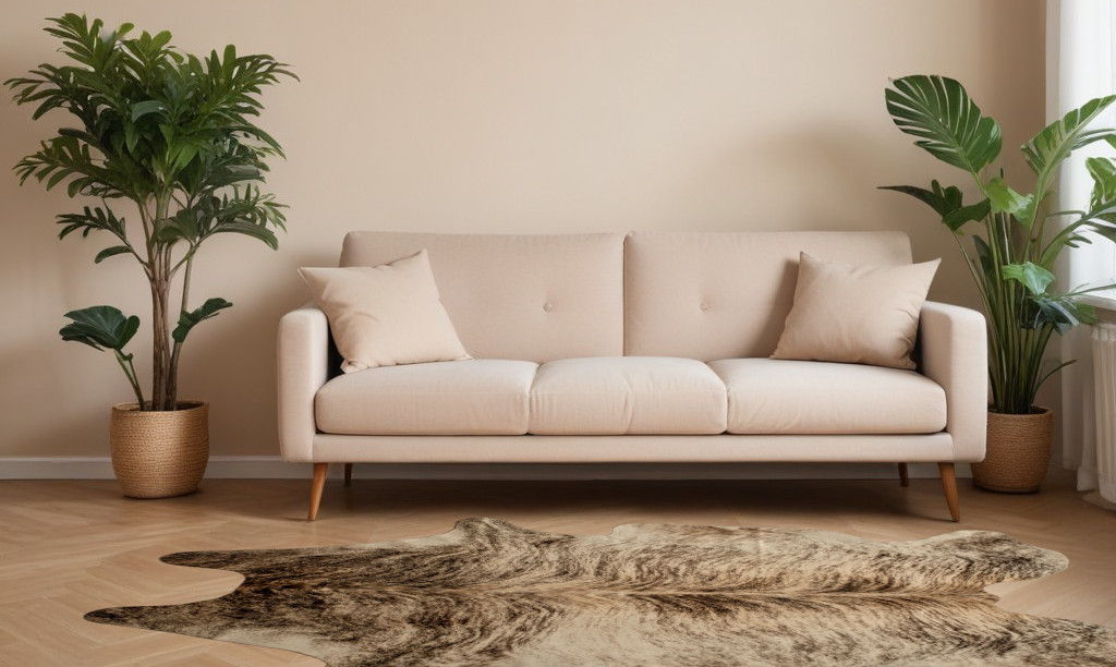 72" x 84" Cowhide Rug - Zebu