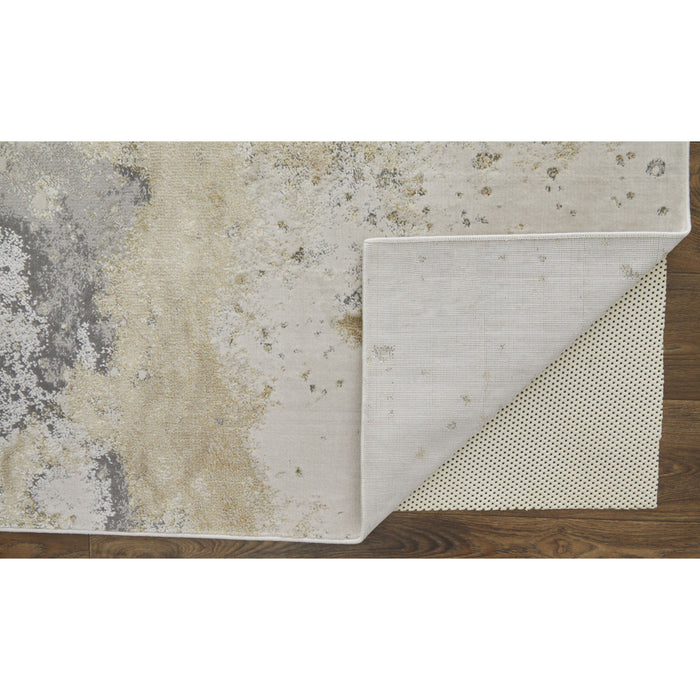 10' x 13.2' Abstract Area Rug - Gray