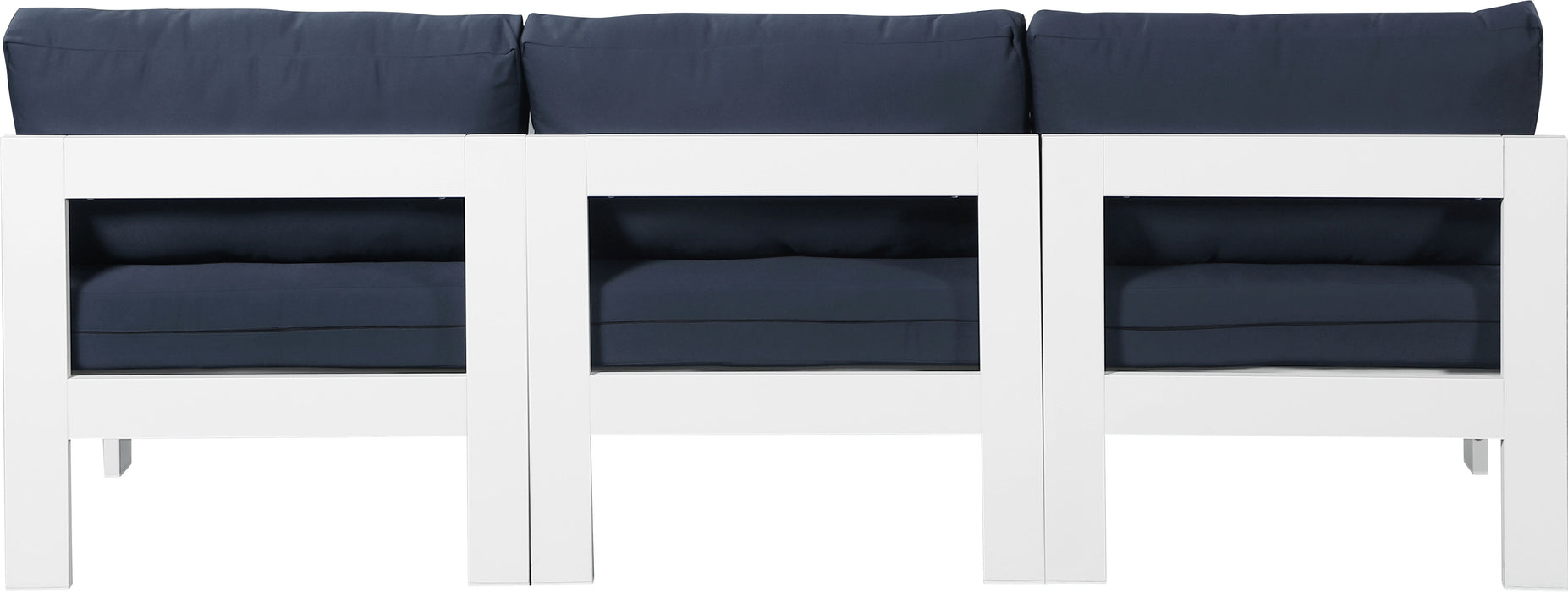 Nizuc - Outdoor Patio Modular Sofa - Navy - Fabric