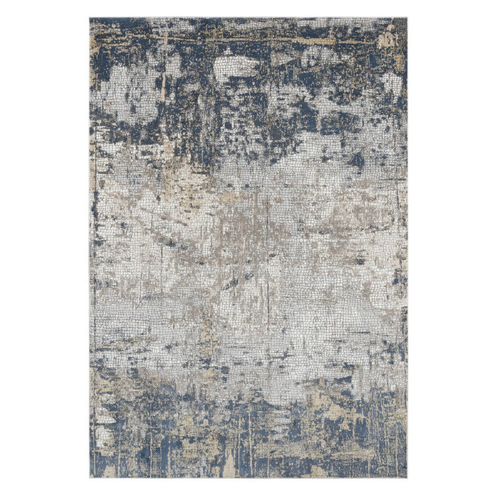 10' X 14' Abstract Viscose Area Rug - Beige