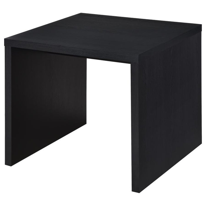 Knapp - Engineered Wood Square Side End Table - Black