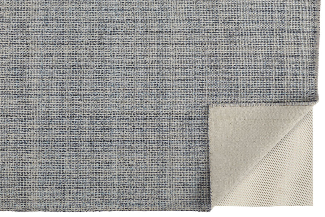 12' x 15' Hand Woven Area Rug - Gray Ivory And Blue