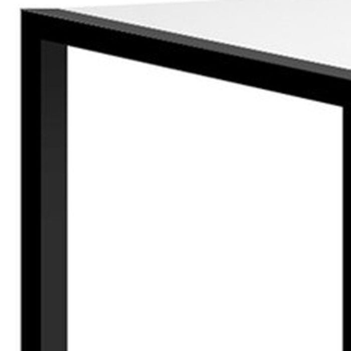49" Cabinet Enclosed Storage TV Stand - White