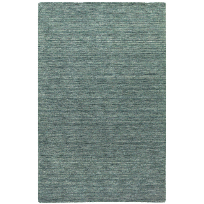 5' X 8' Wool Hand Tufted Area Rug - Light Blue