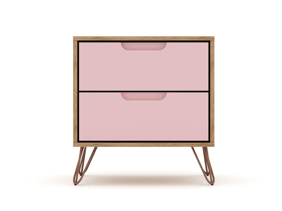 Manhattan Rockefeller - 2-Drawer Nightstand