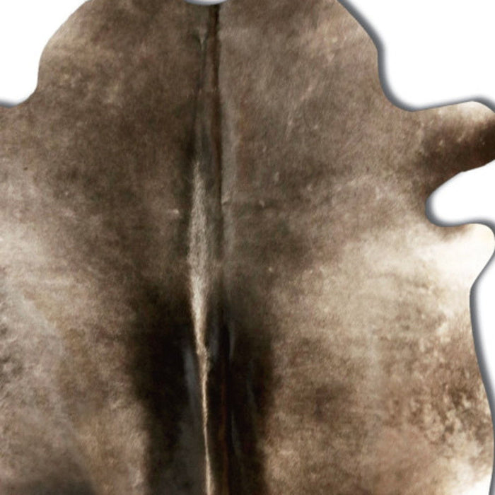 5' x 7' Hand Knotted Cowhide Area Rug - Brown Cowhide