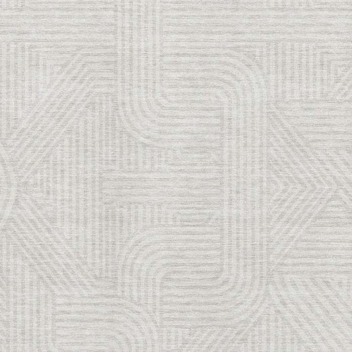 10' X 14' Abstract Geometric Washable Area Rug With UV Protection (672923) - Ivory / Beige