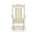 Giga traditional porch rocker chair made of HDPE poly lumber, perfect for patio and garden seating, with a classic design.