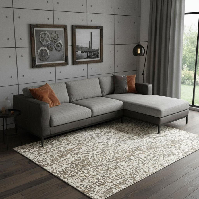 9' X 12' Abstract Hand Woven Area Rug (722127) - Blue / Ivory