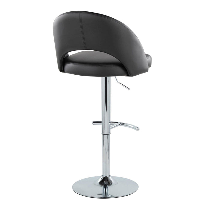 Renee - Adjustable Barstool (Set of 2) - Chrome Base