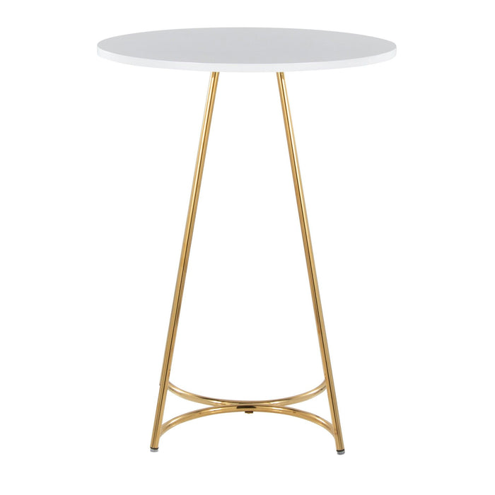 Cece - Counter Table - Gold Metal