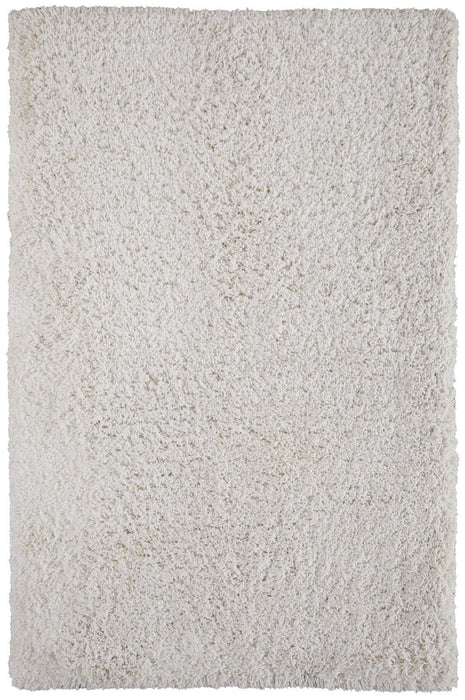 9' x 12' Shag Hand Tufted Area Rug - Ivory
