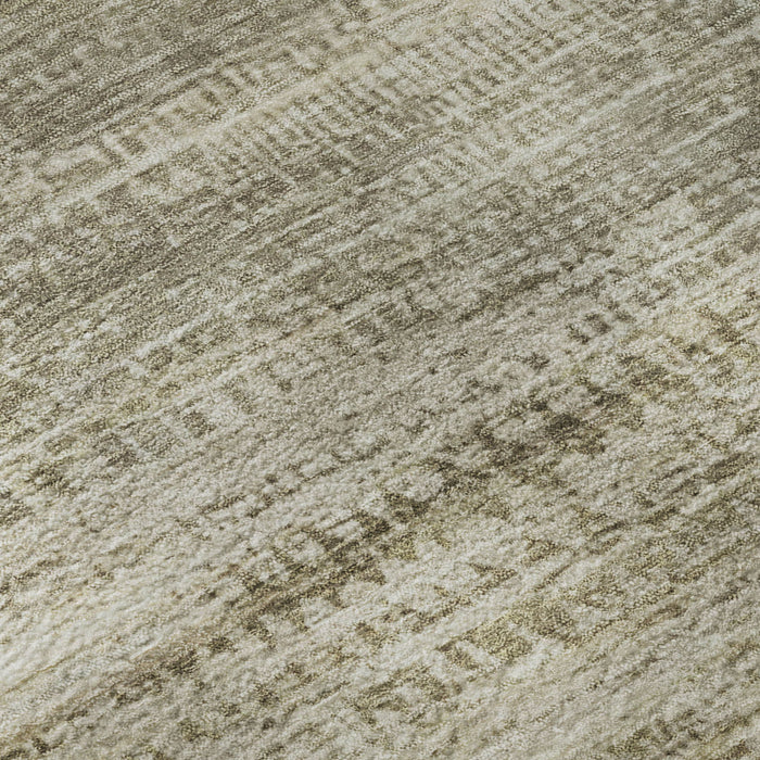 10' X 14' Abstract Washable Area Rug With UV Protection (717386) - Taupe / Beige