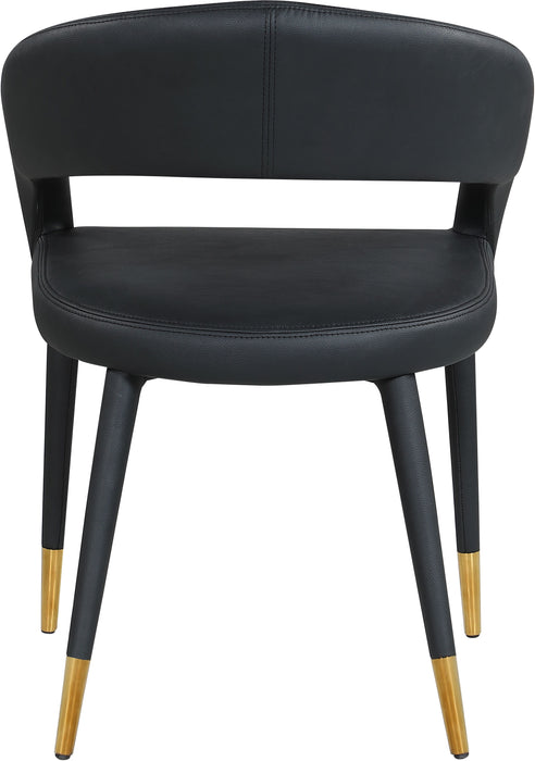 Destiny - Dining Chair - Black - Faux Leather