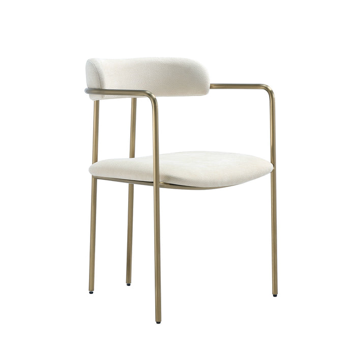 Manhattan Serene - Metal Upholstered Dining Chair