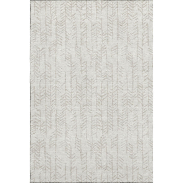 10' X 14' Tribal Washable Area Rug With UV Protection (672062) - Ivory / Beige