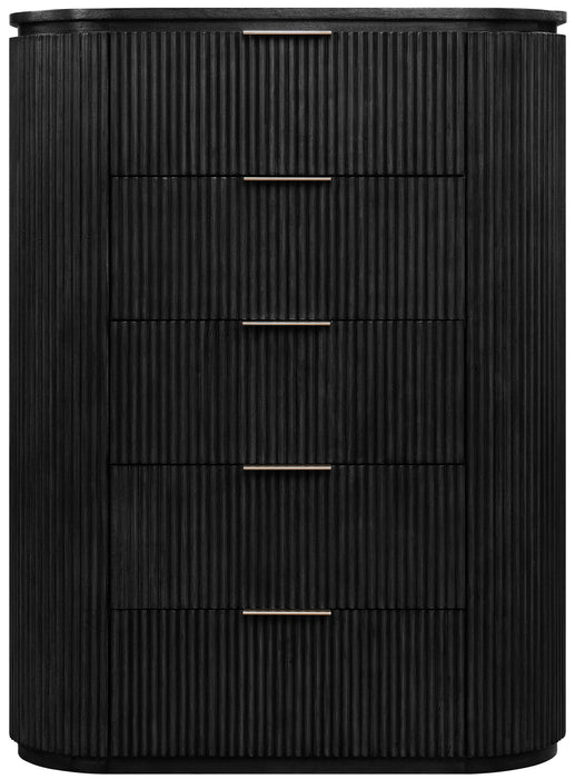 Astrid - Solid Wood And Oak Veneer Chest