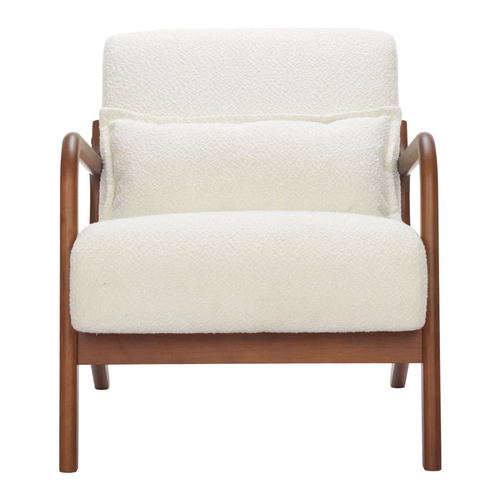 Upholstered Arm Chair - Cream