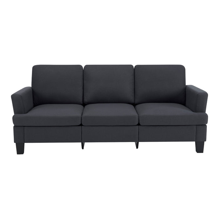 Linen Sofa - Dark Gray