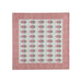 Set of four pink vintage floral cotton canvas napkins by TOV Furniture featuring printed floral design.