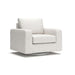 Signature Design by Ashley La Jolla Cove beige swivel glider chair with cushion