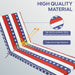 Giga red striped outdoor chaise lounge back and seat cushions set for patio furniture, replacement cushions for outdoor seating.