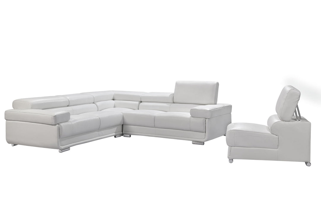 ESF 2119 stationary sectional sofa with plush fabric and modern design, featuring multiple seating areas and cozy cushions.