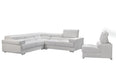 ESF 2119 stationary sectional sofa with plush fabric and modern design, featuring multiple seating areas and cozy cushions.