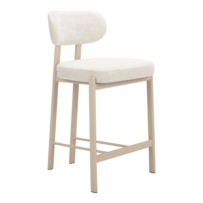 Low Back Bar Chairs (Set of 2) - Gray