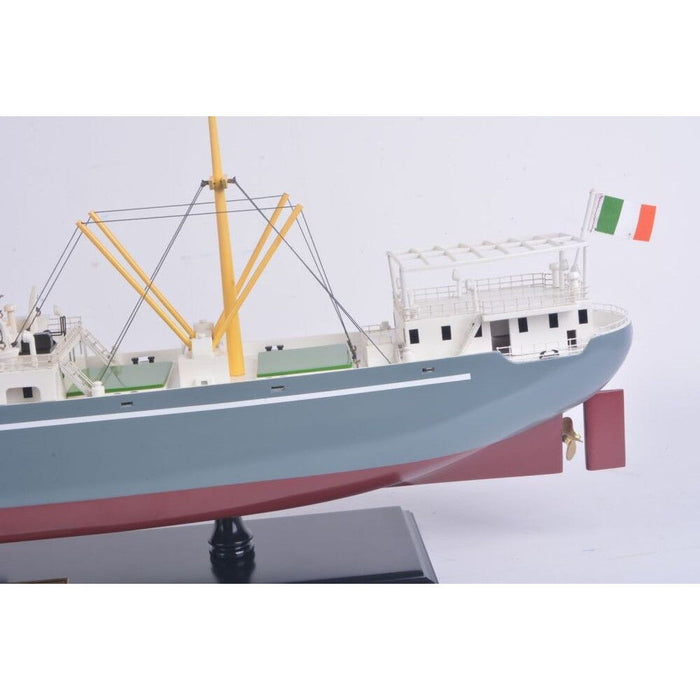 Hand Painted Model Boat (624231) - Blue / White