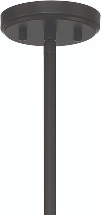 Candle Style Multi Light Metal Dimmable Chandelier - Black