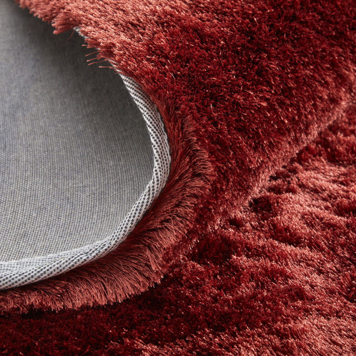 8' x 10' Shag Hand Tufted Area Rug - Red