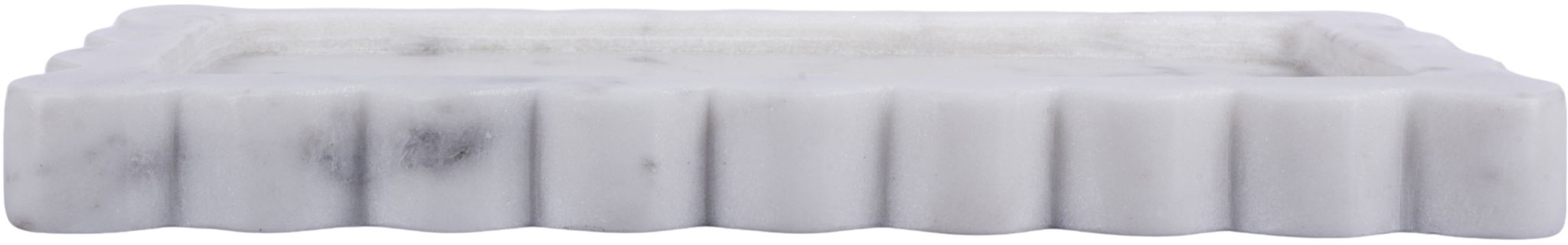 Marble tray by Meridian Furniture featuring a sleek, genuine marble surface with raised edges, perfect for serving or decor.