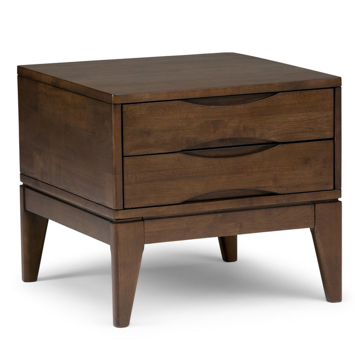 20" Square End Table - Brown